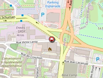 Carte de Arras Formation Secourisme Incendie Tinchon Patrick à Arras