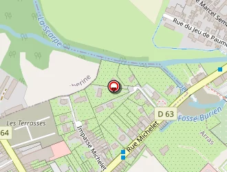 Carte de Association Emploi Industrie Commerce à Arras