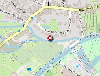 Carte de La Pataterie à Arras