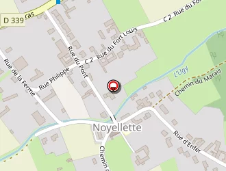 Carte de Mairie Ecole à Noyellette