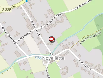 Carte de Boucles Secrètes à Noyellette