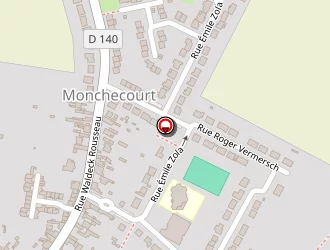 Carte de Ecole Mixte à Monchecourt