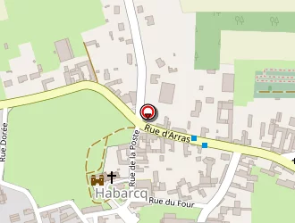 Carte de Agence Postale à Habarcq