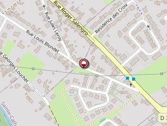 Carte de Caduvet Arras à Sainte catherine les arras