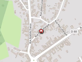 Carte de Les Floriades à Maing