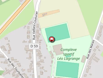 Carte de Complexe Sportif Leo Lagrange à Maing