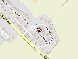 Carte de Boulodrome Rue Levêque à Émerchicourt