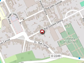 Carte de Main Dans La Main à Lourches