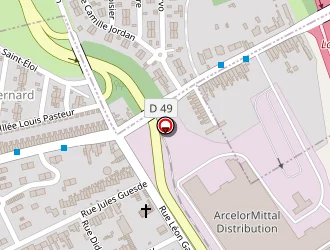 Carte de Maison De La Presse à Escaudain