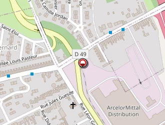 Carte de Pharmacie Centrale à Escaudain