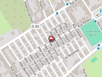 Carte de Khabir Omar à Denain