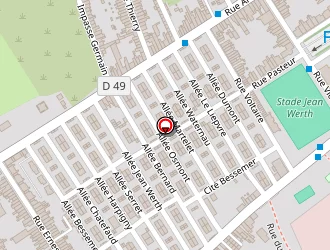 Carte de Minair Thérèse à Denain