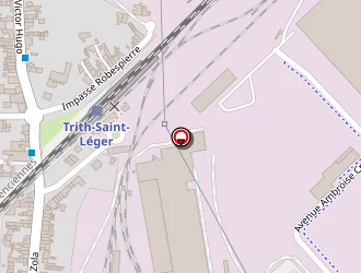 Carte de Autocars Place à Trith-saint-léger