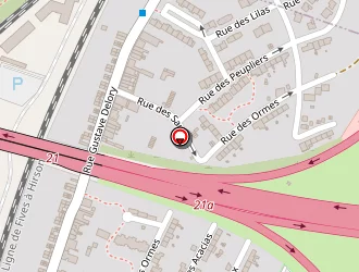 Carte de Salle Jacques Prévert à Trith-saint-léger