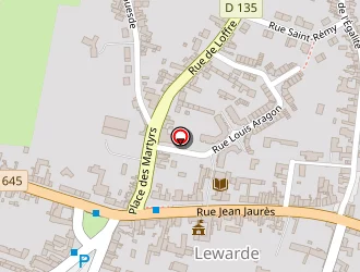 Carte de Mairie De Lewarde à Lewarde