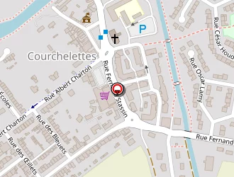 Carte de Salle Polyvalente à Courchelettes