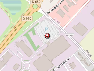 Carte de Théaux à Brebières