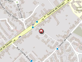 Carte de Aréas Assurances à Valenciennes