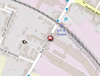 Carte de Care David à Sin-le-noble