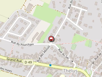 Carte de Le Chalet De La Hulotte à Thélus