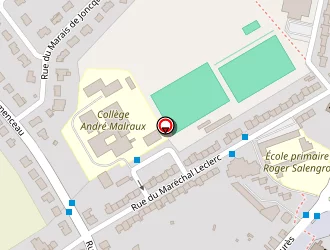 Carte de Stade Robert Drecourt à Lambres-lez-douai