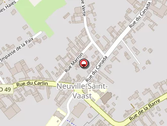 Carte de Viseux Bacqueville Marie-josé à Neuville-saint-vaast