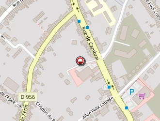 Carte de Stade Demeny à Douai