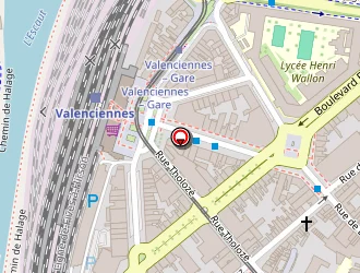 Carte de L'etiquette à Valenciennes