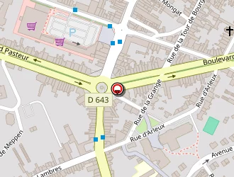 Carte de Espace Régie à Douai