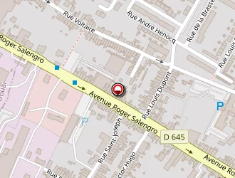 Carte de Lecat (ets) à Sin-le-noble