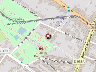 Carte de Sase à Valenciennes