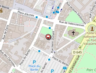 Carte de Station Elf à Douai