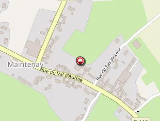Carte de Dault Thierry à Maintenay