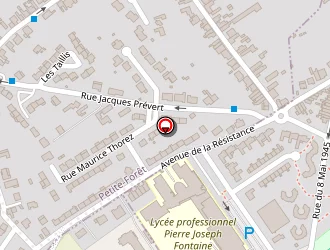 Carte de Robert Patrick à Valenciennes