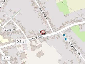 Carte de Pharmacie De La Source à Vimy