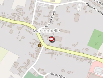 Carte de Nourry Charles à Marconnelle