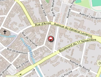 Carte de Cadet Michel à Hesdin