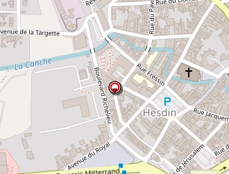 Carte de Lothmann à Hesdin