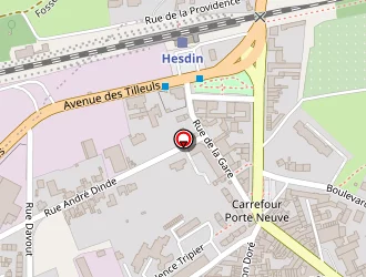 Carte de Cavrel Gérard à Hesdin