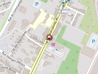 Carte de Centrale De La Coiffure à Anzin