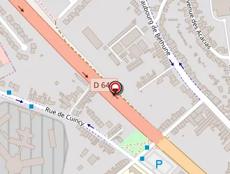 Carte de Maison D'arrêt De Douai à Douai