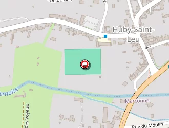 Carte de Unéal à Hesdin