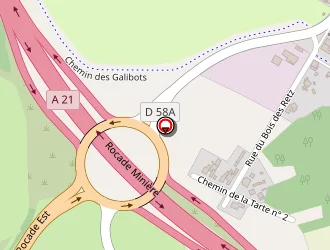 Carte de Intermarché Super à Sin-le-noble