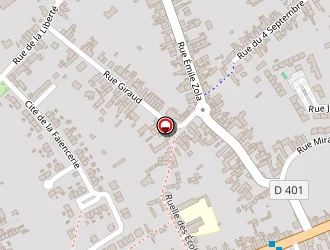 Carte de Cauderlier Brigitte à Onnaing