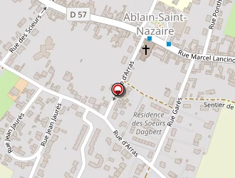 Carte de Duc Thomas à Ablain-saint-nazaire