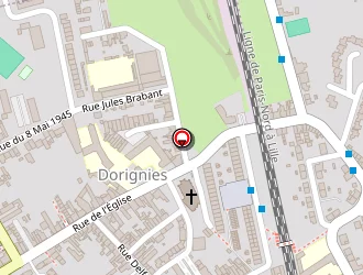 Carte de Tasty Street à Douai