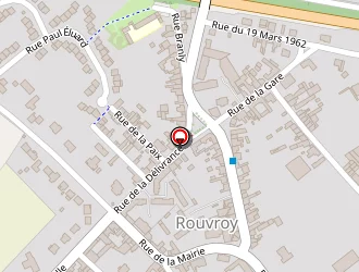 Carte de Centre Des Finances Publiques à Rouvroy