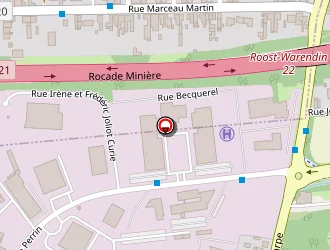 Carte de Service Des Déchets à Douai