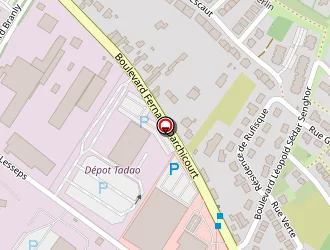 Carte de Cerf-dellier à Hénin-beaumont