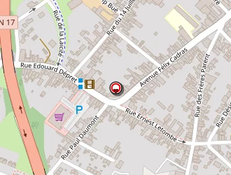 Carte de Salle Thavaud à Avion